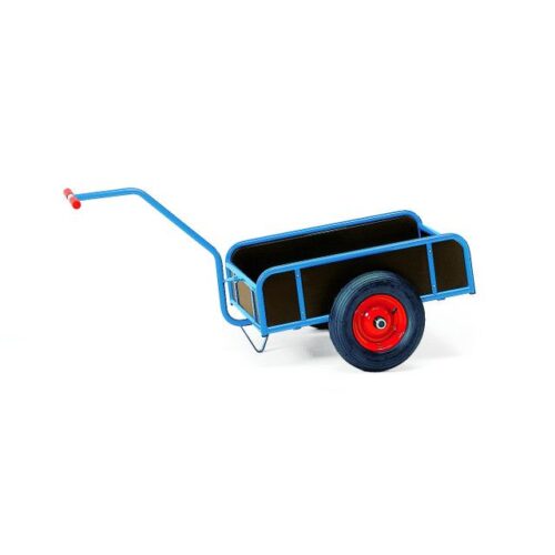 Kleine handtrekwagen met wanden