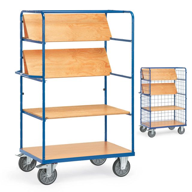 Etagewagen met opklapbare etages