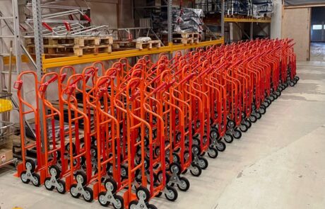 Steekwagens met 3 wiel systeem