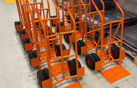 Steekwagens met dubbel lucht